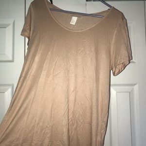 Basic Tee blush pink